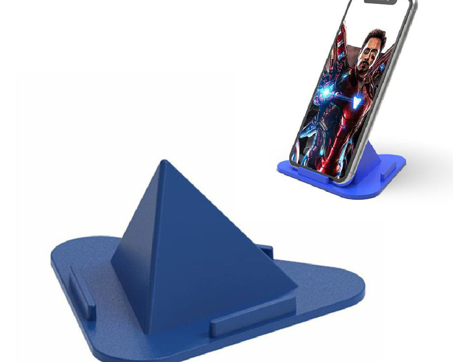 Universal Portable Three-Sided Pyramid Shape Mobile Holder Stand
