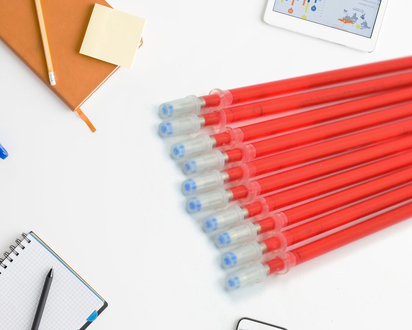 4723 Pen Refill All Round Ball Pen Refill Smooth Writing Pen Refill all Pen Suitable (10 Pc)