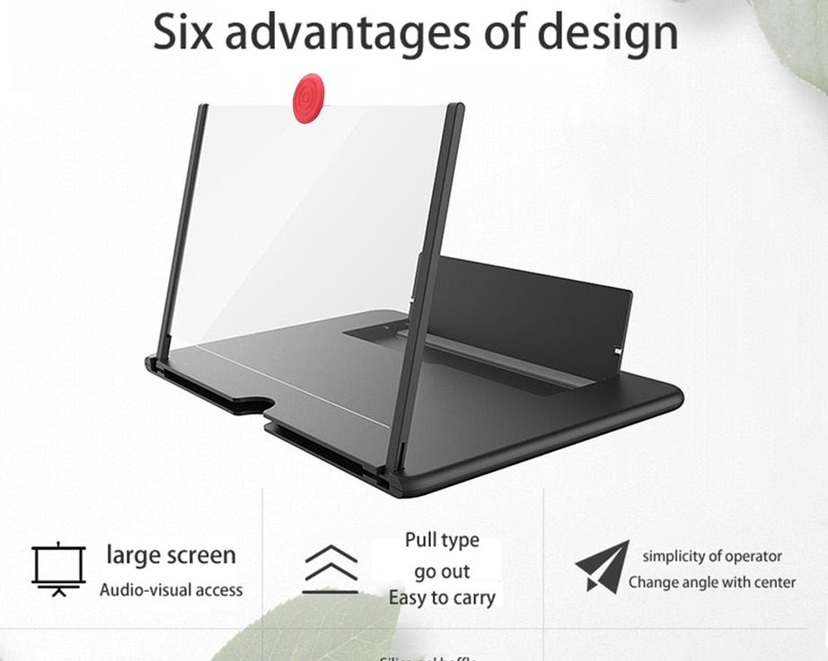 Mobile Phone Video Screen Magnifier Amplifier for Eyes Protection