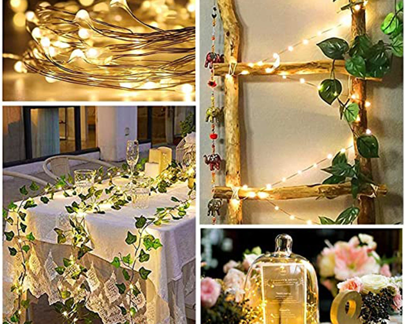 20 LED Wine Bottle Cork Lights Copper Wire String Lights, Battery Powered /  Wine Bottle Fairy Lights Bottle