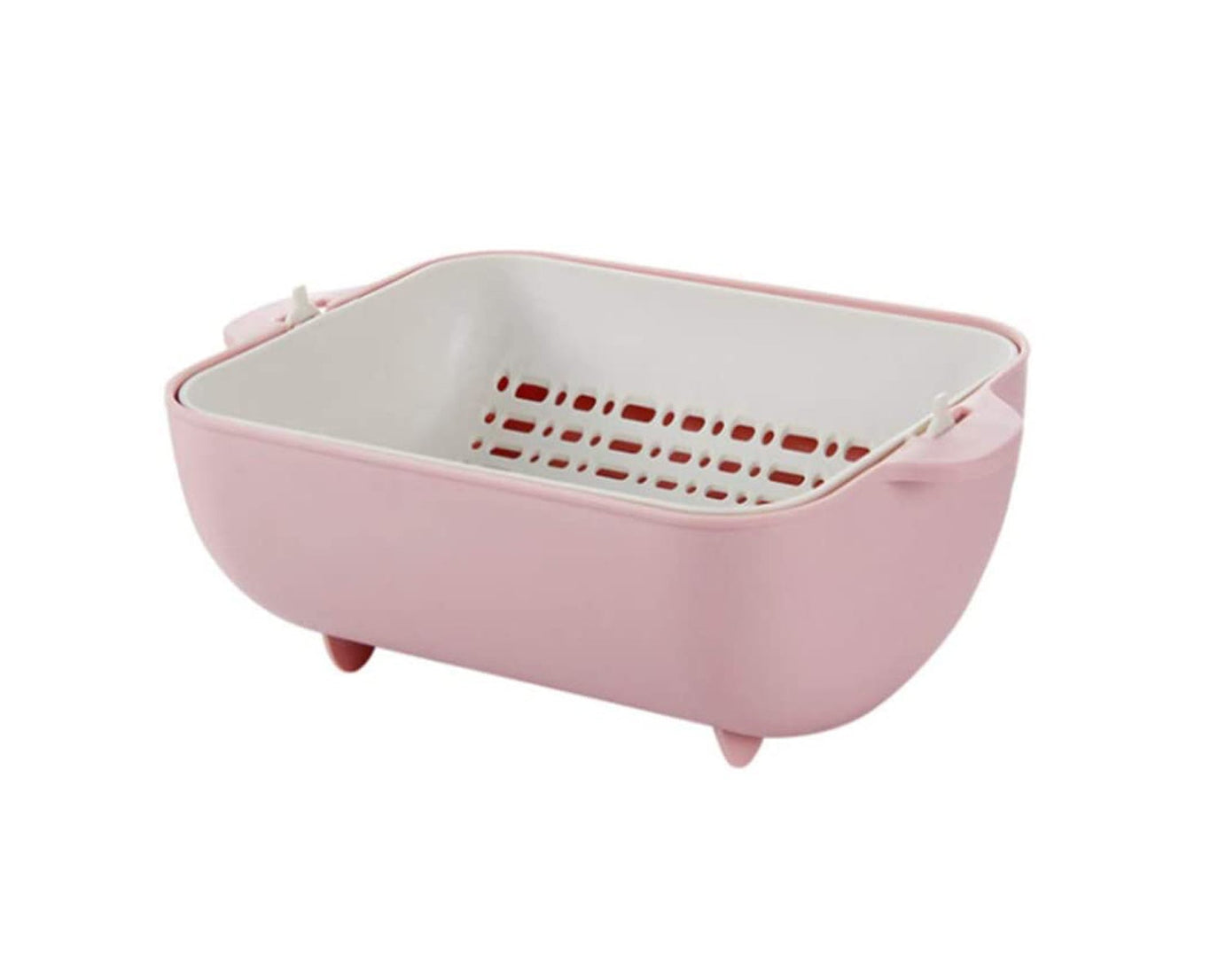 Multicolor rotatable strainer bowl, ideal for all kitchen needs