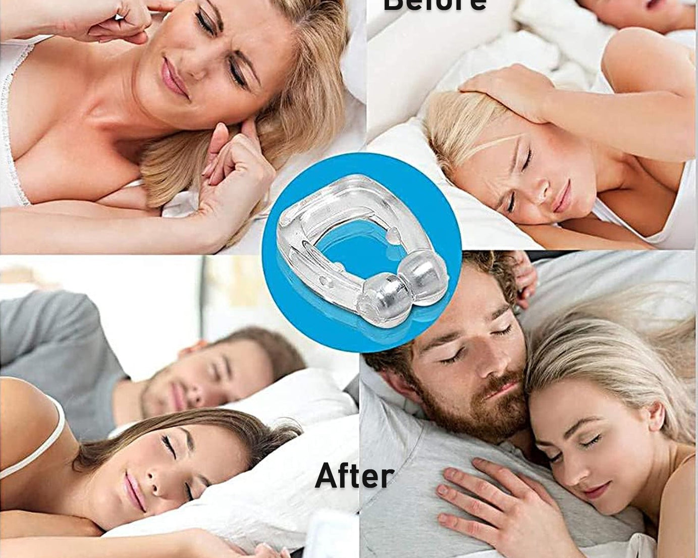 Anti Snore device for men and woman Silicone Magnetic Nose Clip For heavy Snoring sleeper, Snore Stopper, Anti Snoring Device (1 Pc)