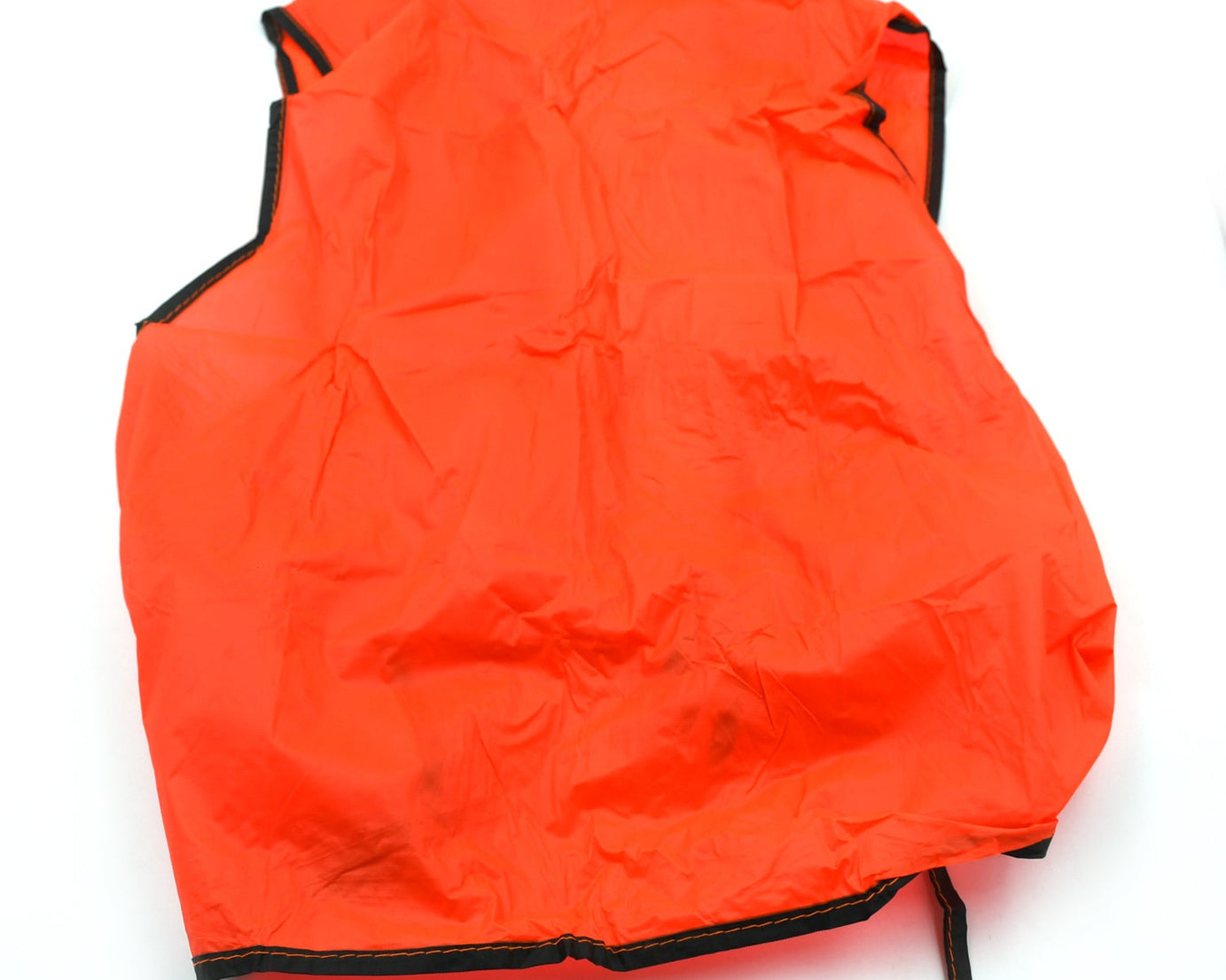 Economy Safety Vest, Soft Vinyl with Tie Closure for Identifying Staff and Volunteers Adult PVC Safety Vest High Visibility for Outdoor Operator