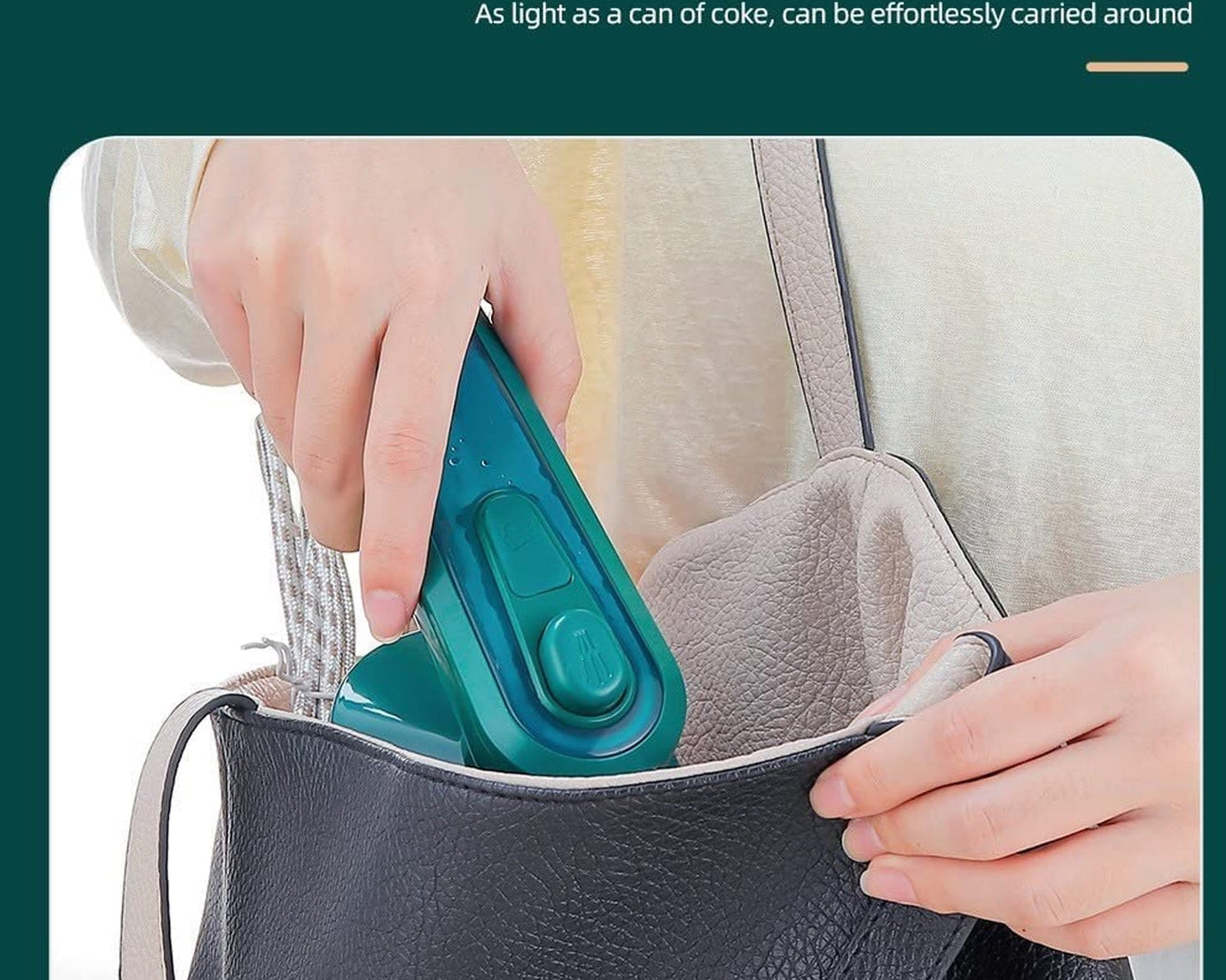 0312 Mini Steam Iron Handheld Garment Steamer for Clothes - Portable Travel Household Ironing Machine Fast Heat Up, Powerful Steam, Compact Design for Travel and Home Quilting Sewing Iron Useful Gifts For Family Members, Friends, Birthday (1 Pc)