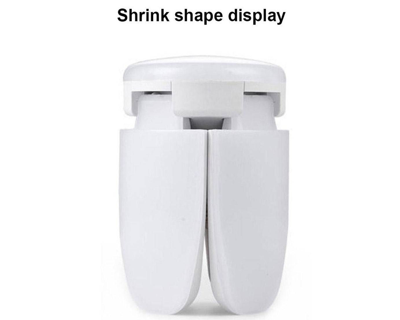 LED fan bulb with folded blades