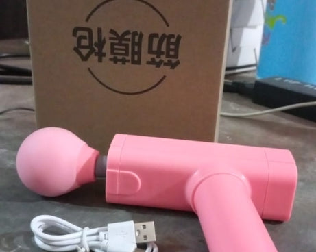 Massage Gun Deep Relax, Powerful Muscle Massager, USB Chargeable (1 Pc)