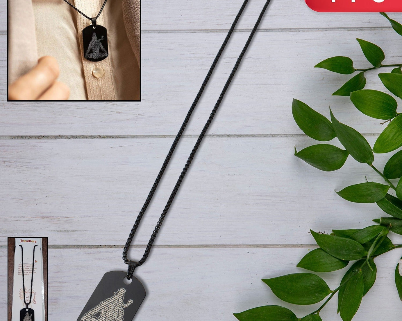 Mahadev Locket With Chain (1 Pc)