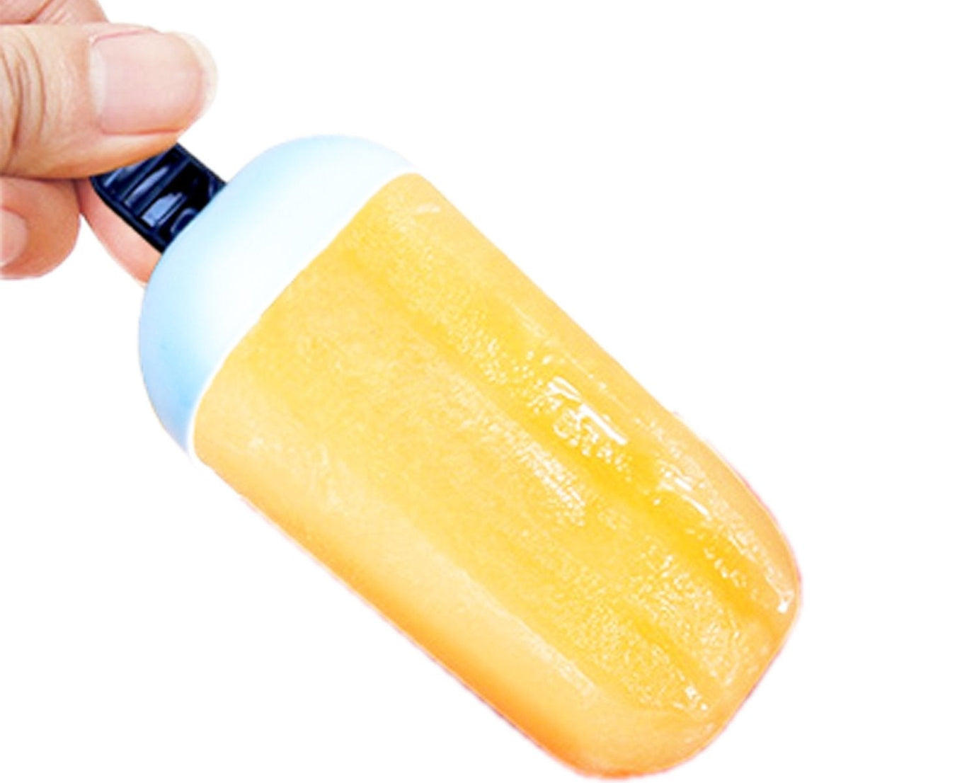 Plastic Ice Candy Maker Kulfi Maker Moulds Set with 6 Cups (Multicolour)