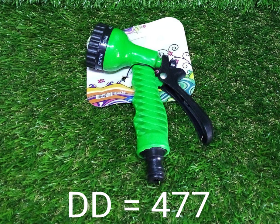 Hose nozzle and tap adapter set for gardening.