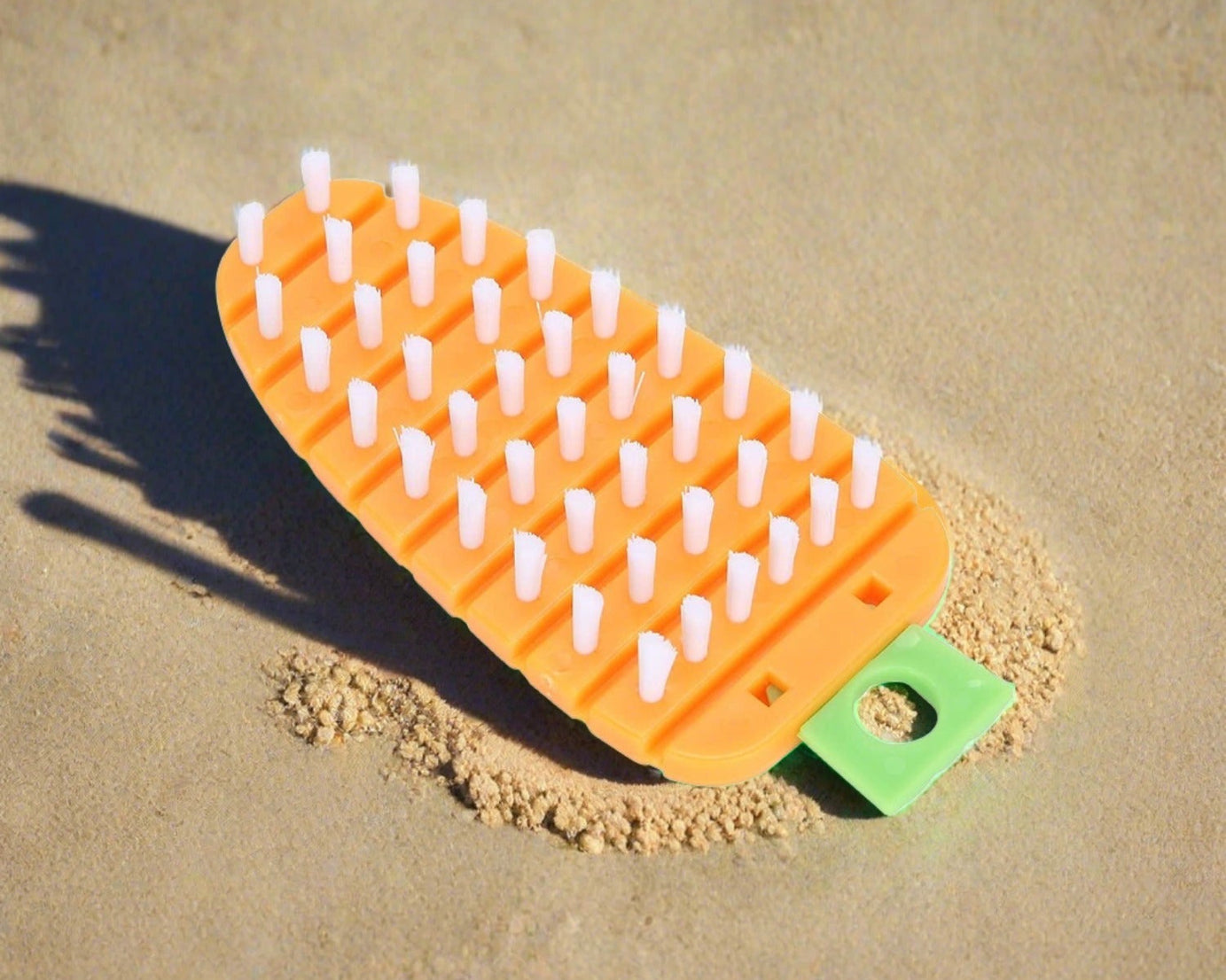 Vegetable Scrubbing Brush, Vegetable Scrubber Nonâ€‘Toxic Fruit Brush Carrot Shape Vegetable Brush for Potato for Vegetable