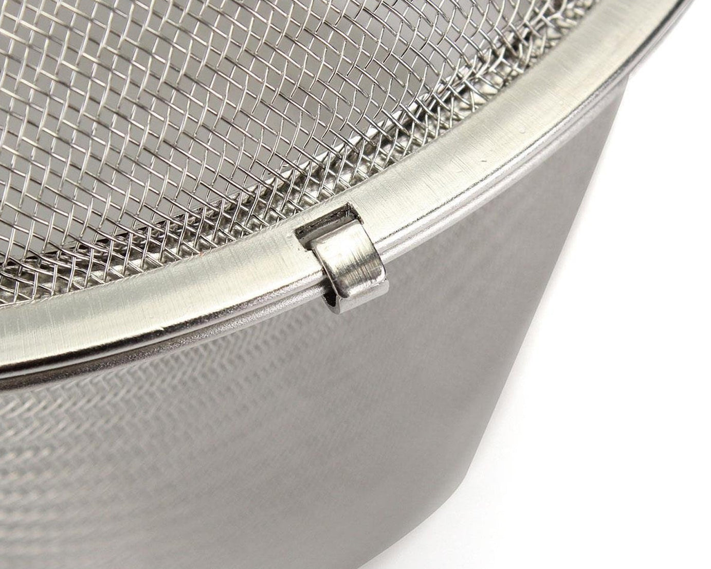 Steel lock cup for basin dust