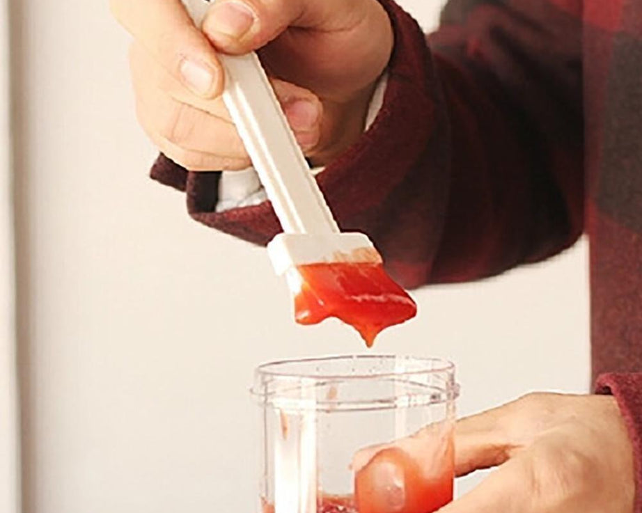 Durable plastic spatula with holder, kitchen tool, multipurpose