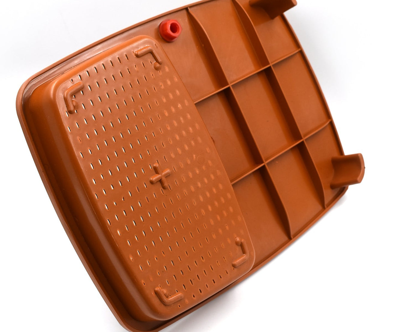 Multi-purpose cut and wash box with tray, used for kitchen fruit and vegetable prep.