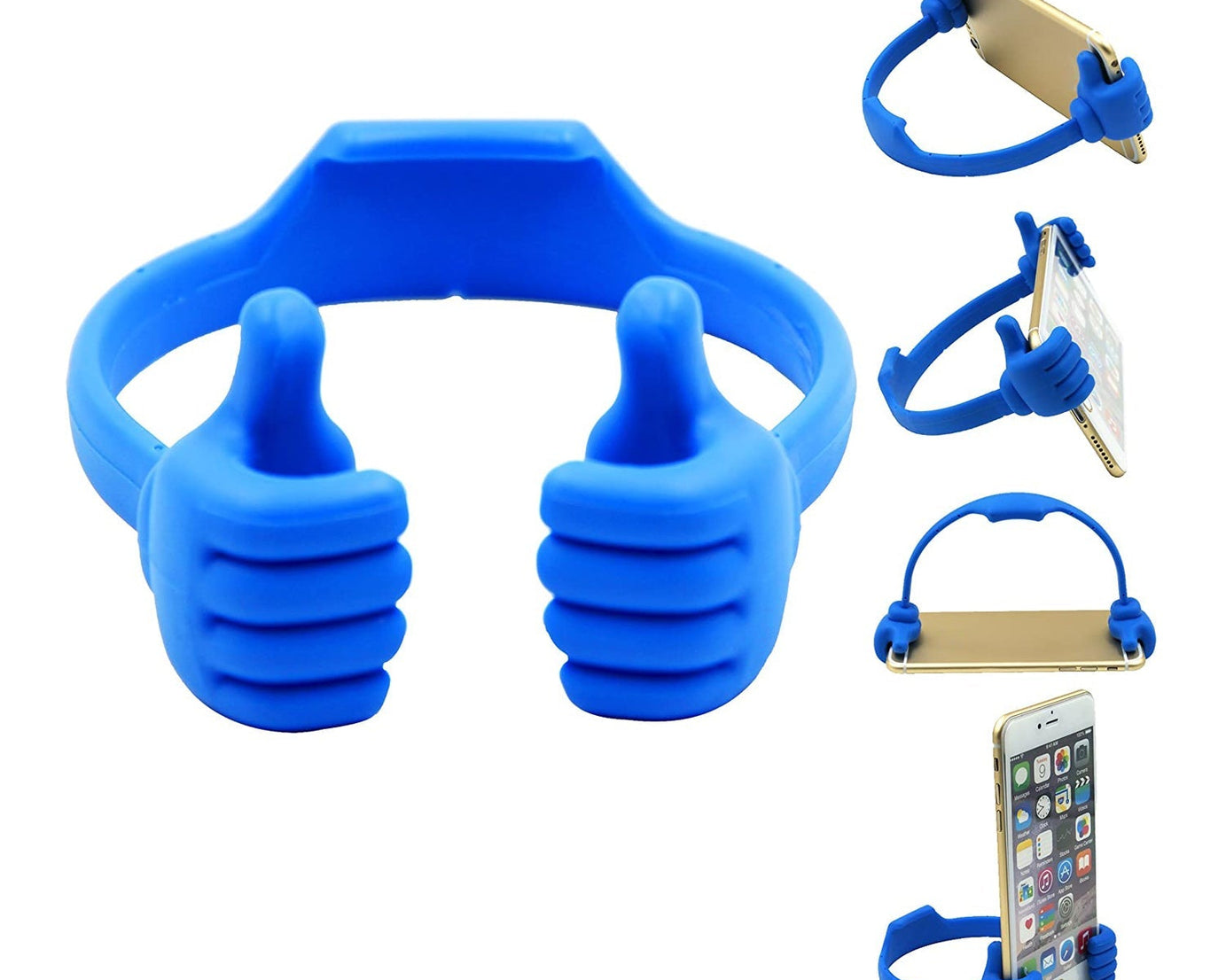 Mobile stand in hand shape, ideal for supporting phones in various settings.