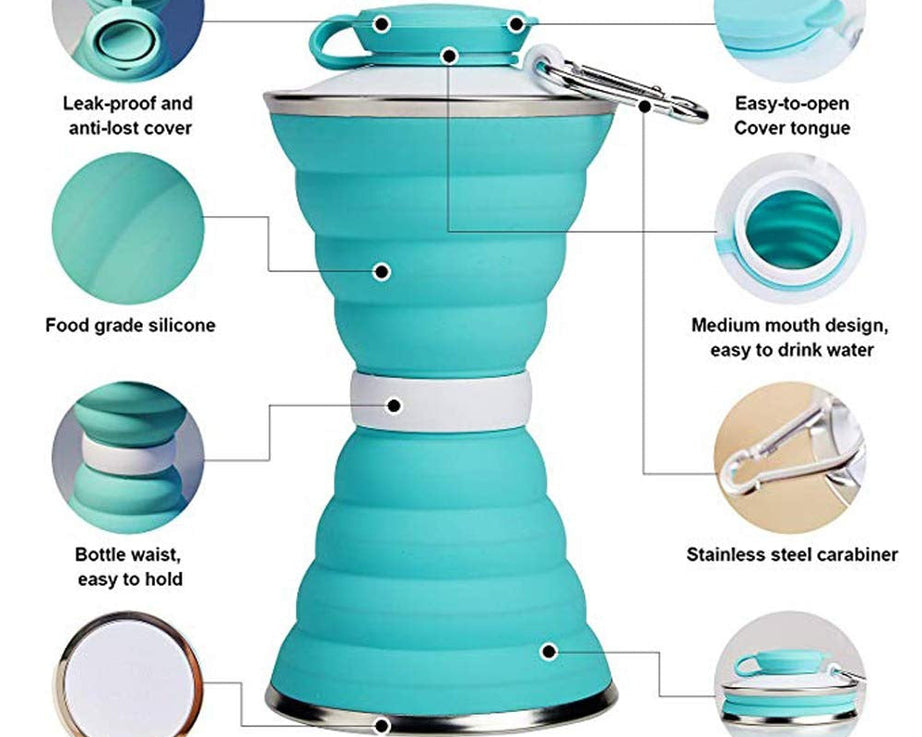 Space-saving water bottle