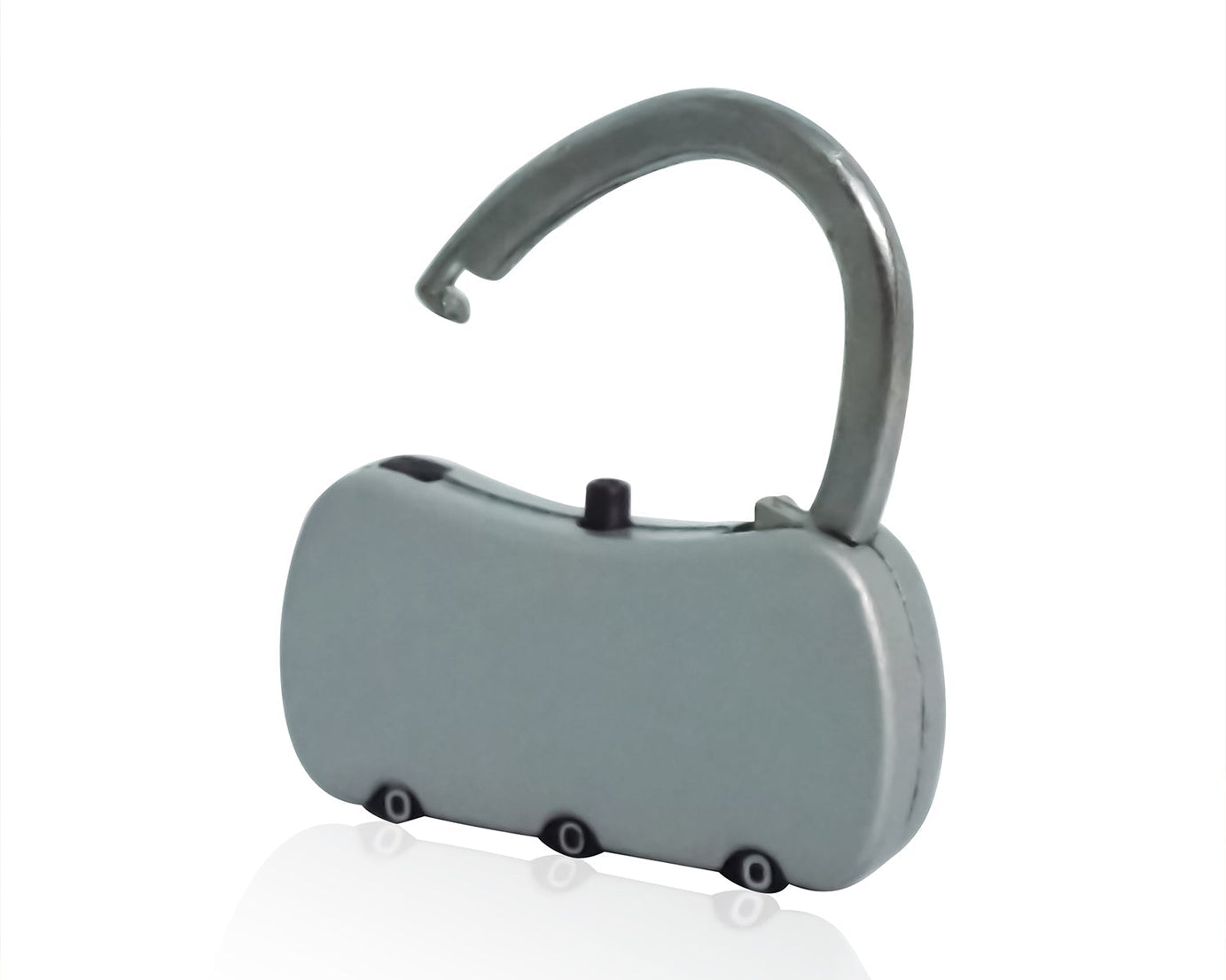 Resettable stainless steel combination padlock