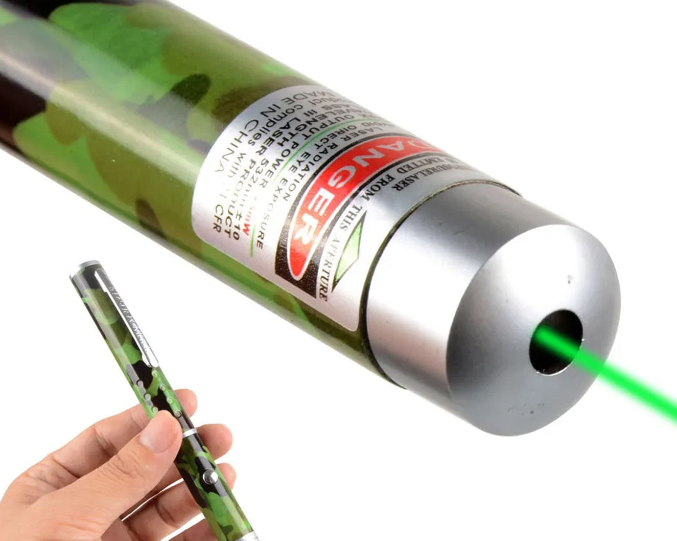 Green Multipurpose Laser Light Disco Pointer Pen Beam With Adjustable Antena Cap To Change Project Design