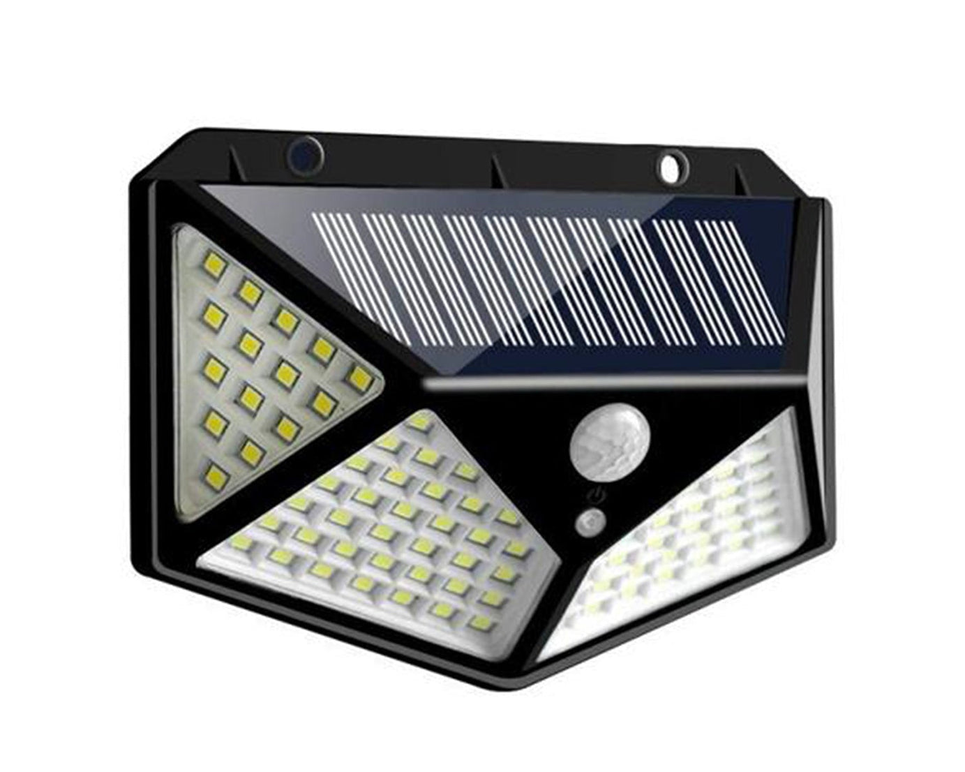 Solar LED garden light for outdoor security and pathways