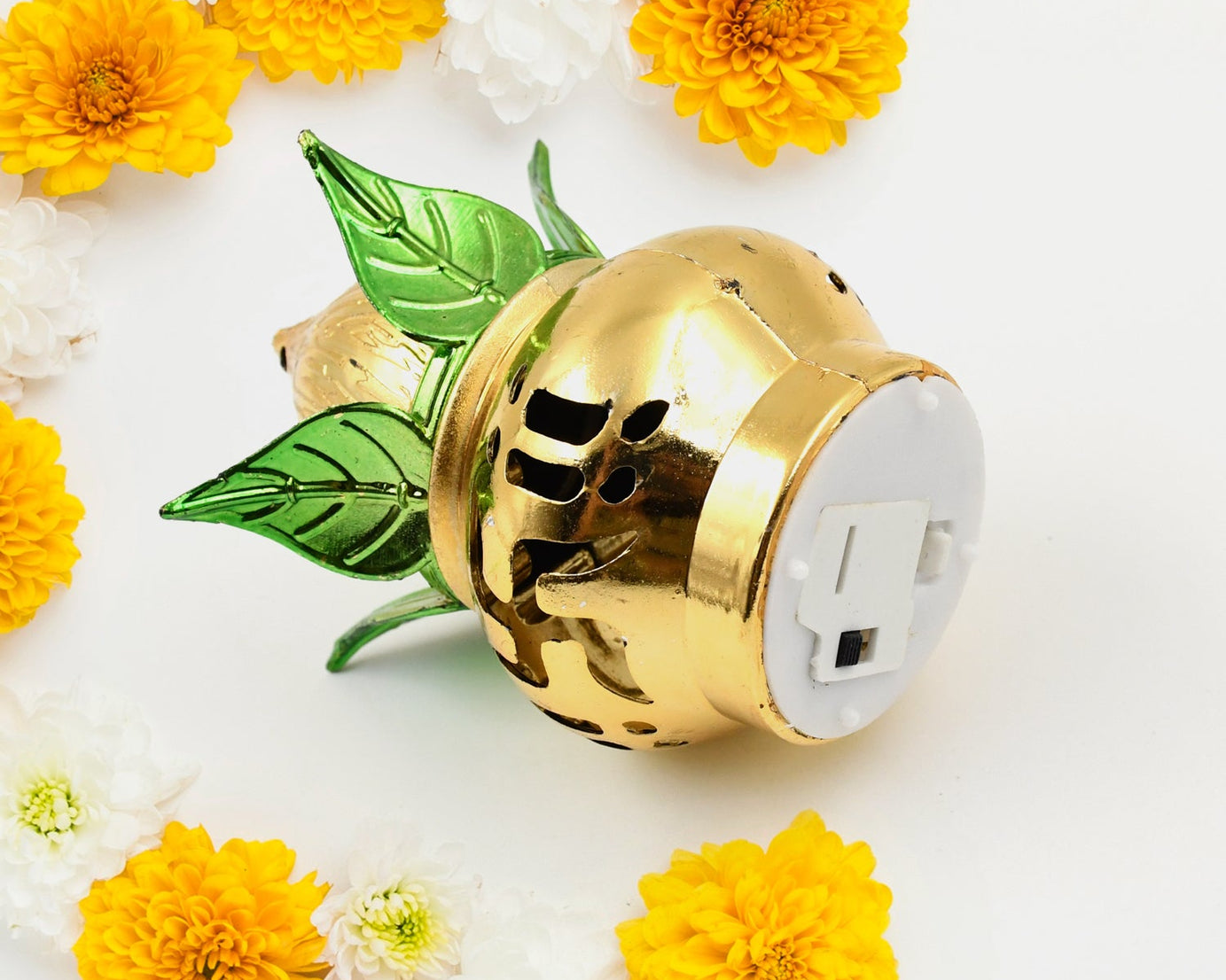 Eco-Friendly LED Kalash with Gold Plating