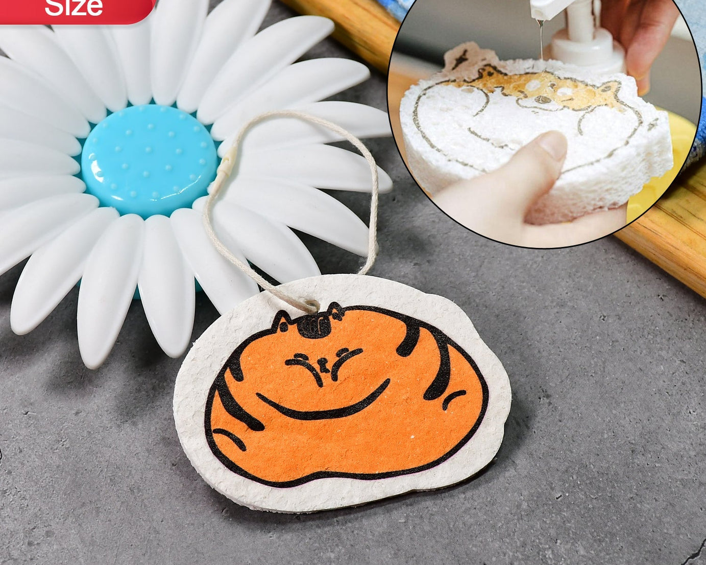 Creative cartoon sponge