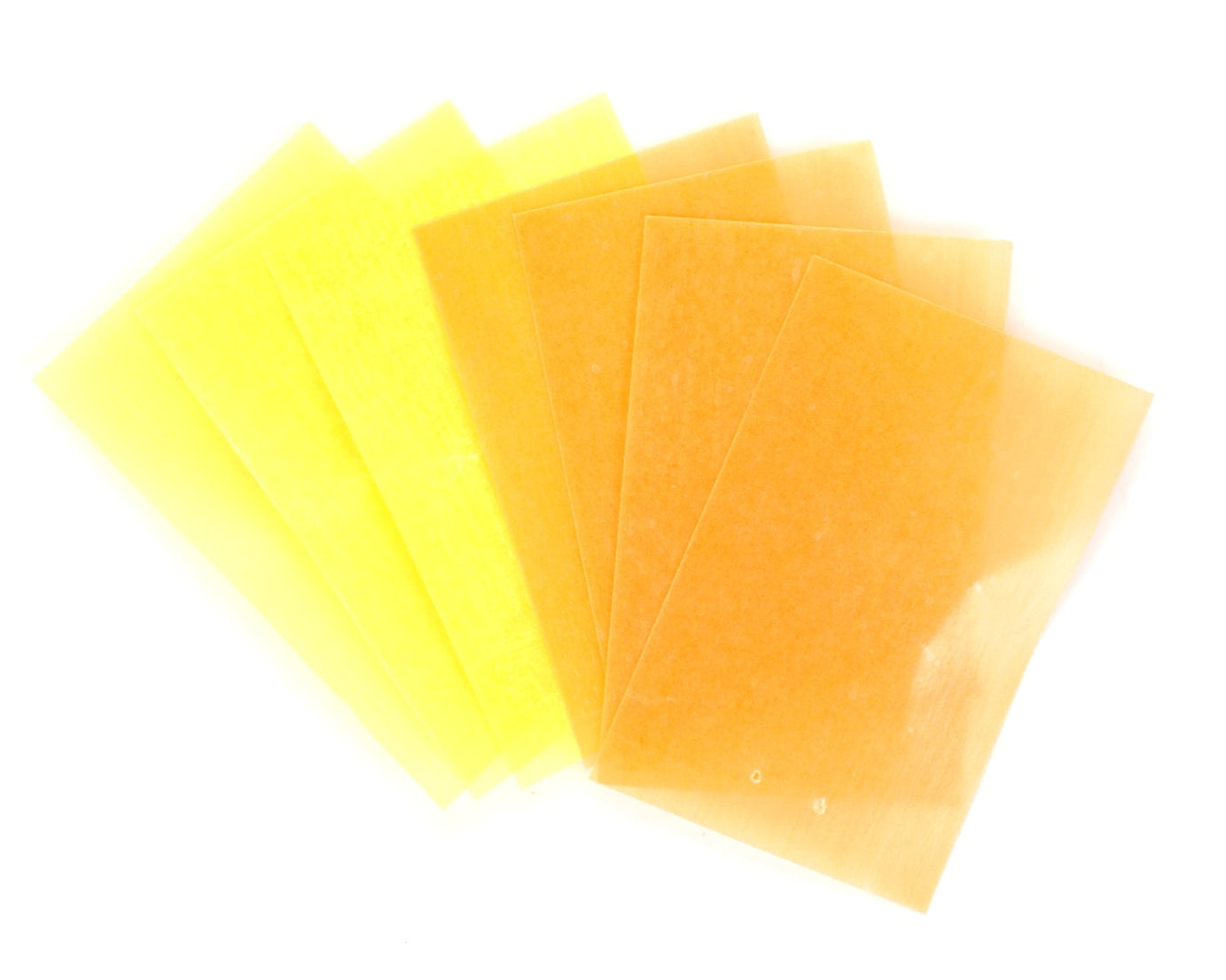 Container with jasmine-scented soap strips.