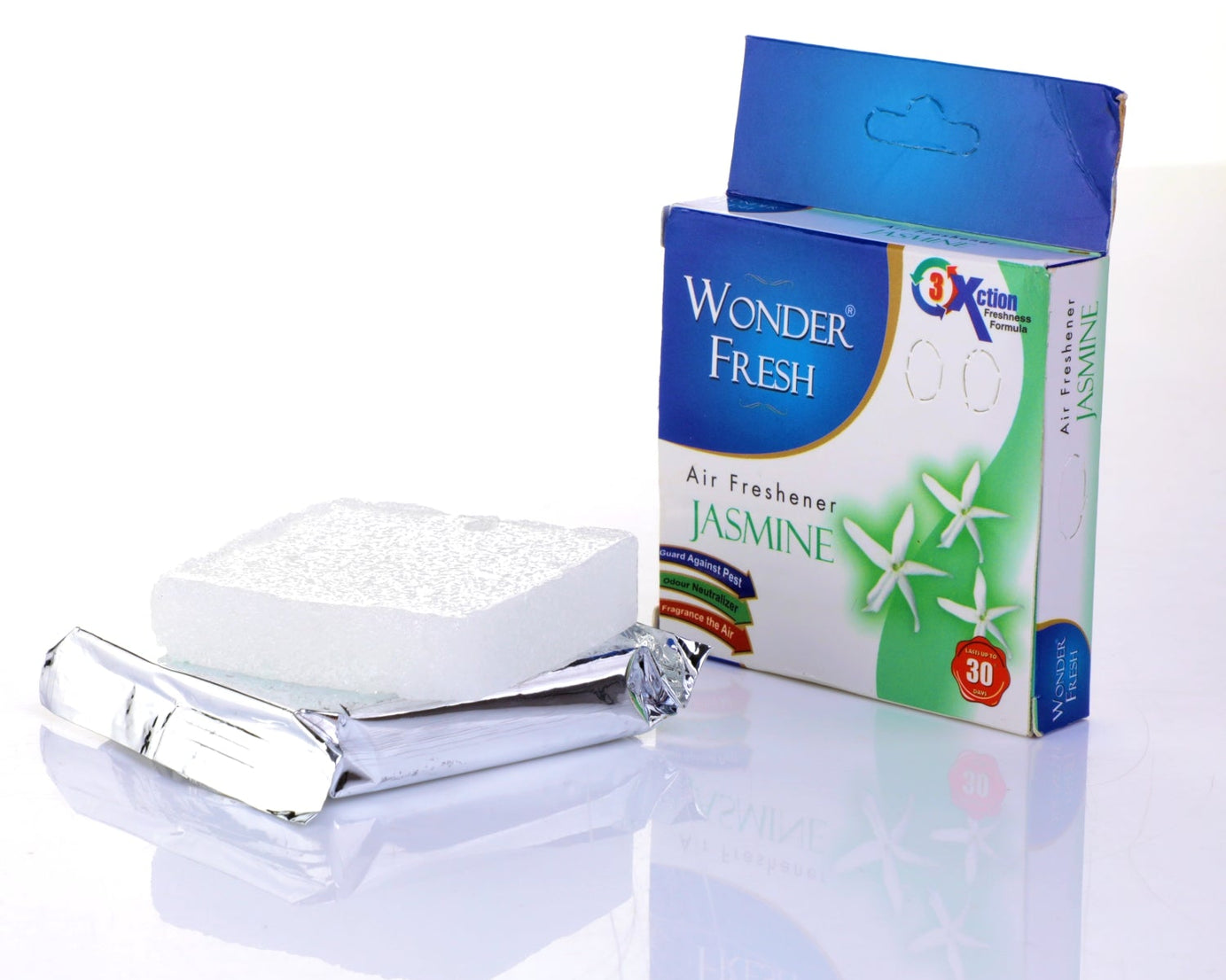 50 grams air freshener blocks for deodorizing spaces.