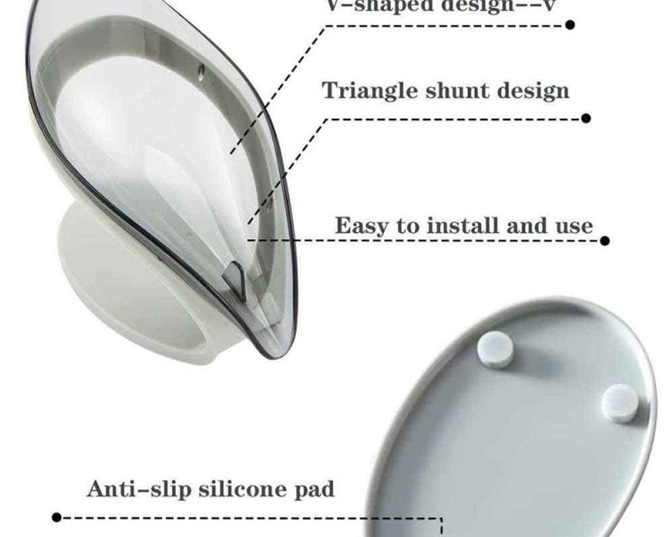 Soap box for bathroom and kitchen