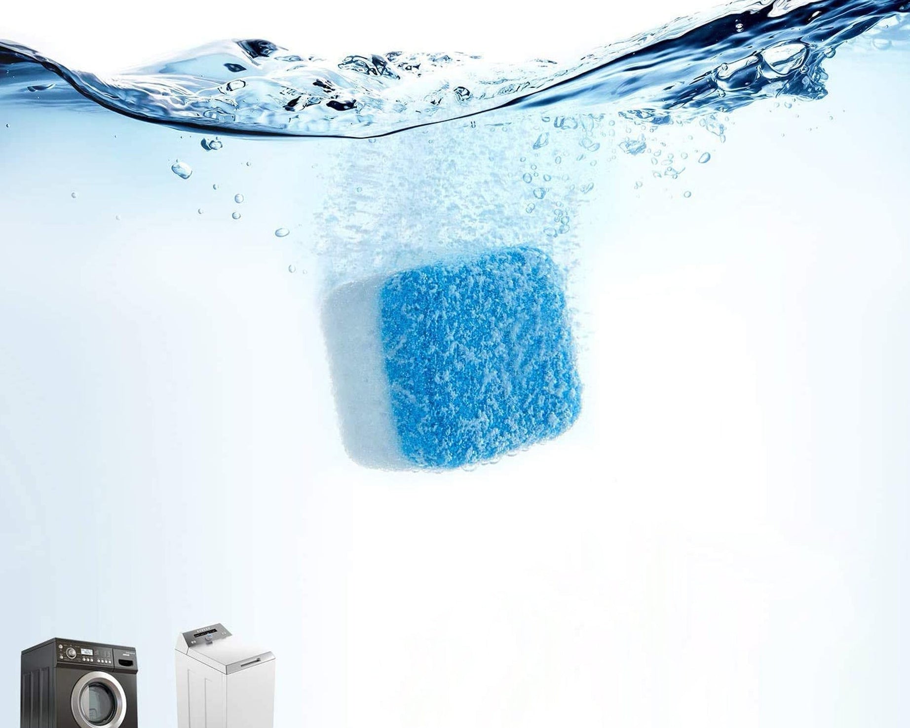 Stain tank cleaner for washing machines