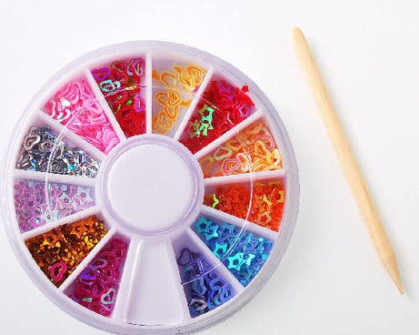 Compact nail art kit