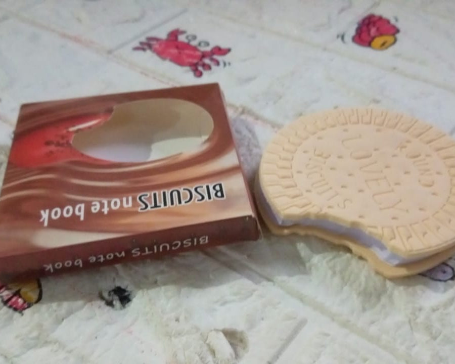 Round Biscuits Diary Notebooks Original Biscuits  Smell  Writing Practice Book Early Learning Copybook Premium Biscuits  Book ( 1Pc Book )