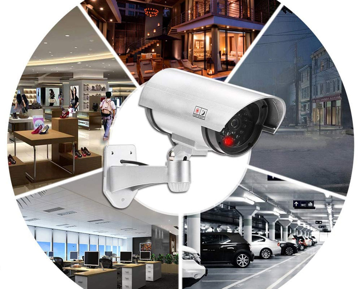 Wireless Security CCTV False Outdoor Fake Dummy Piece IR Camera