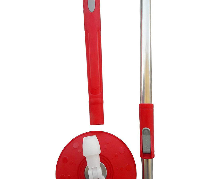 Microfiber mop with stainless steel handle