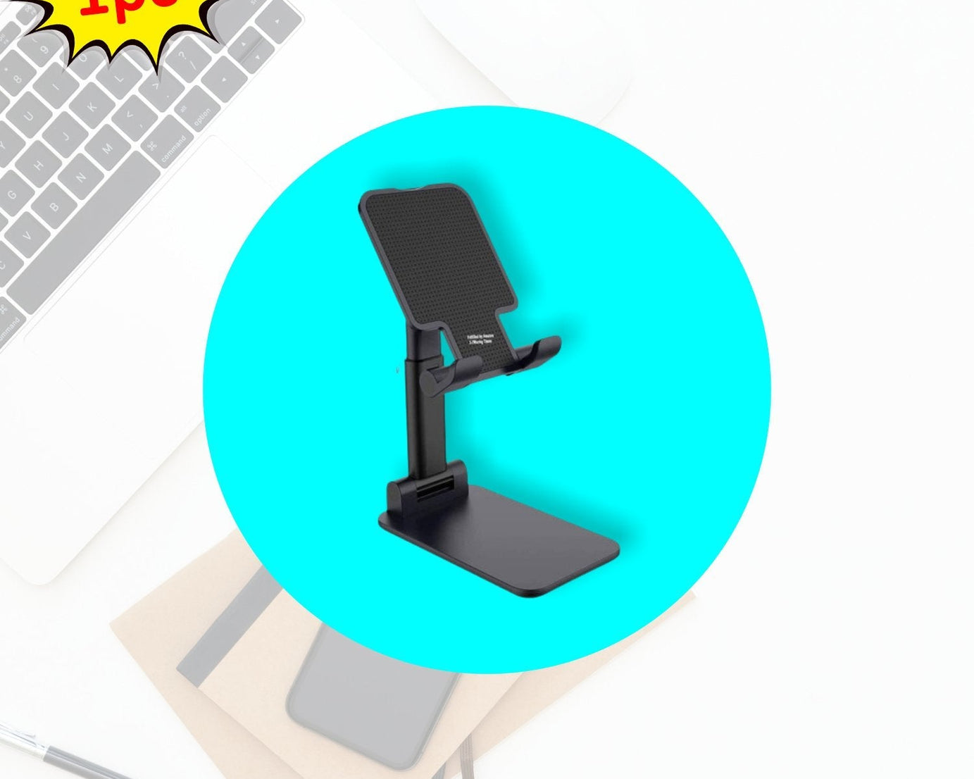 Angle adjustable desktop mobile holder for convenience