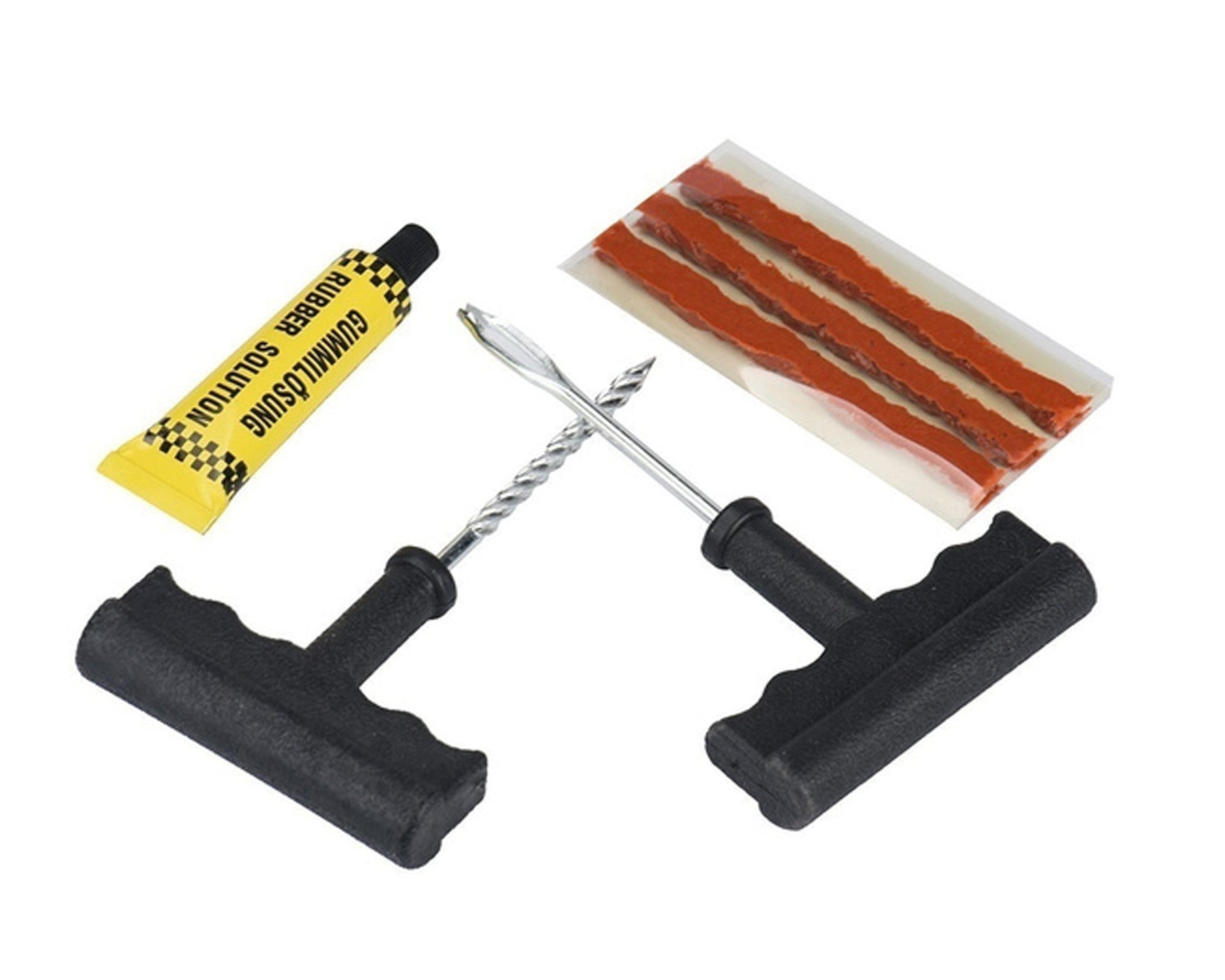 Complete puncture repair kit for tyres