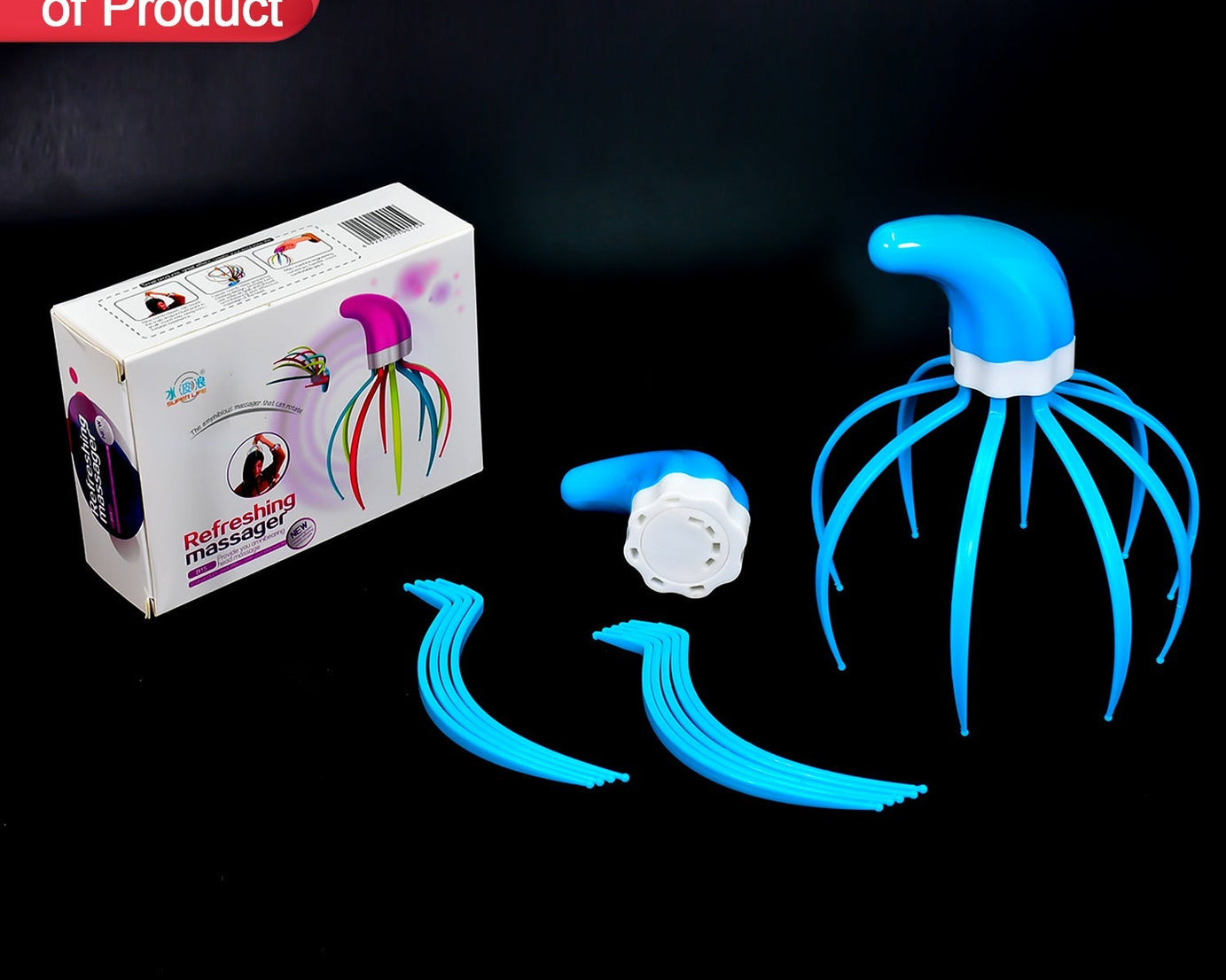 Refreshing head massager