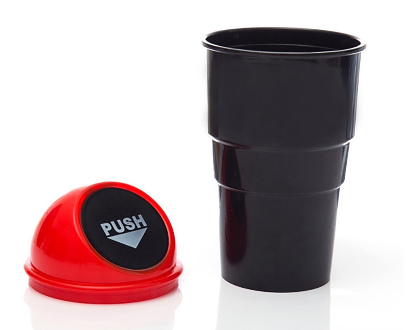 Mini car trash bin holder, compact and convenient