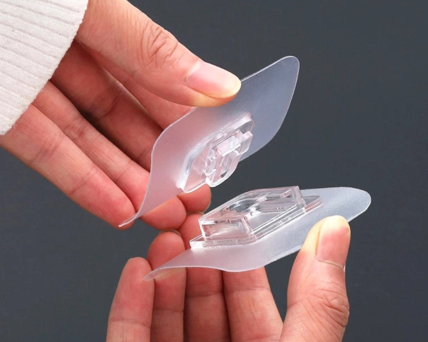 Magic adhesive wall hooks, pack of 20, for heavy duty applications.