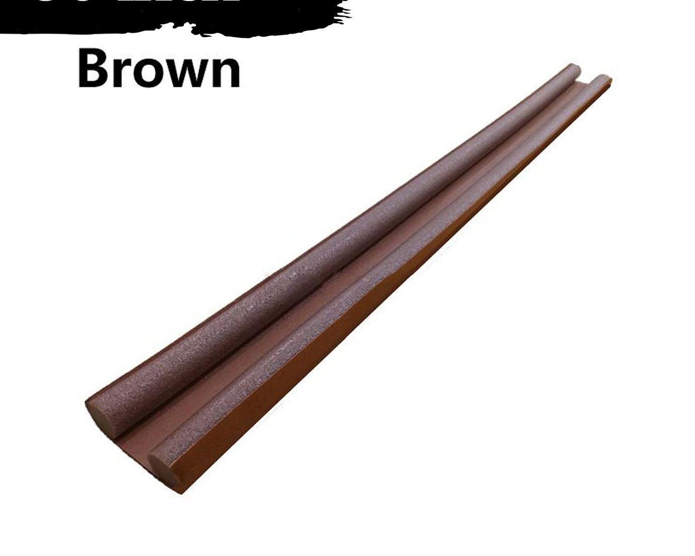 Draft guard protector for doors and windows, twin design