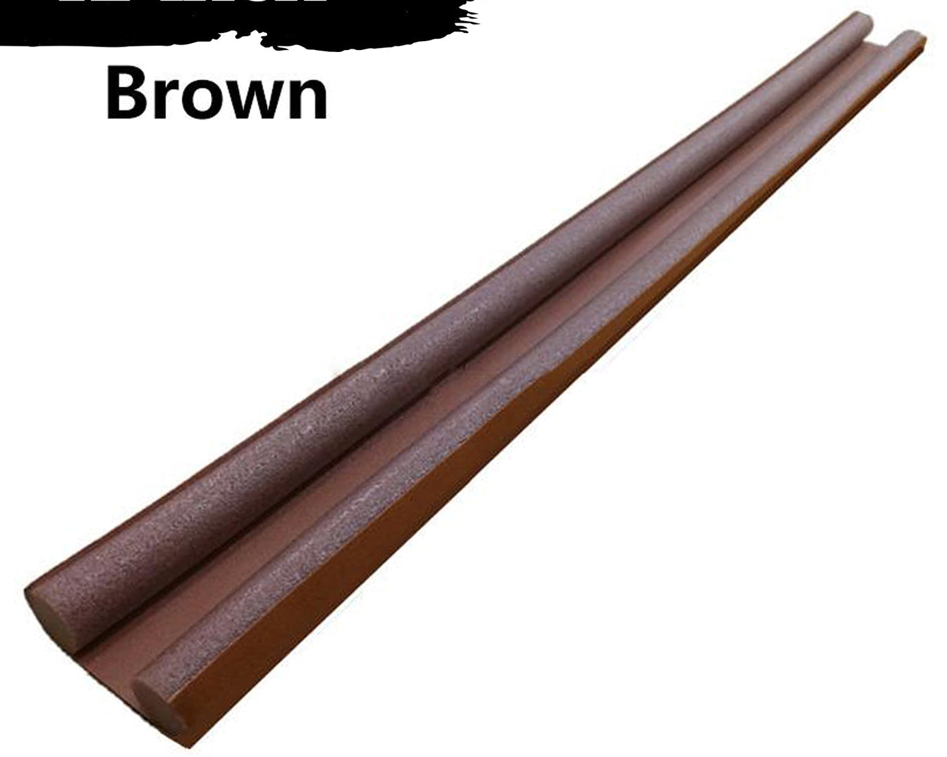 Twin draft guard for energy efficiency and noise reduction