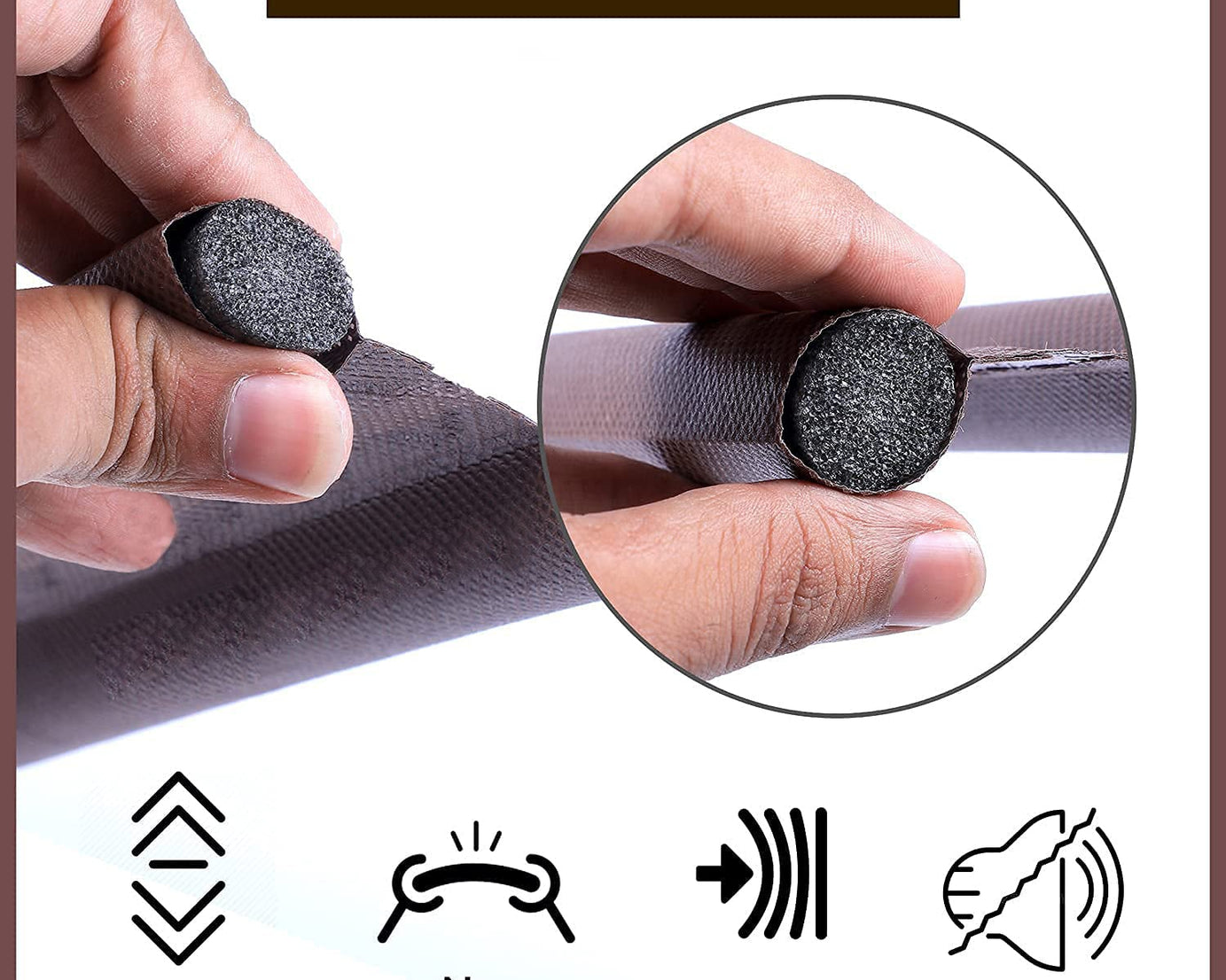 Draft stopper with twin design for improved insulation