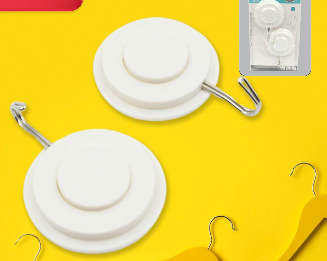 Multipurpose Strong Hook Self-Adhesive hooks for wall Heavy Duty Hook, Sticky Hook Household For Home, Decorative Hooks, Bathroom & All Type Wall Use Hook, Suitable for Bathroom, Kitchen, Office