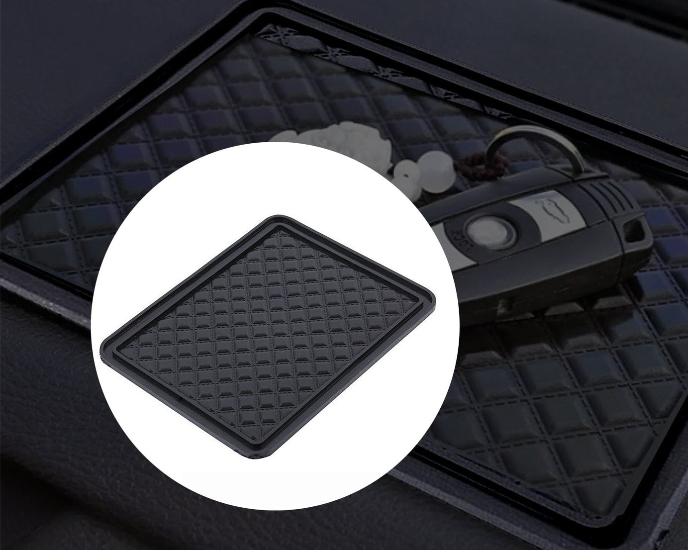 Vinyl mat pad with anti-slip feature, perfect for various surfaces.