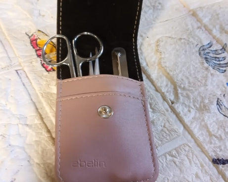 4-in-1 Nail Clipper Kit: Stainless Steel Tools, Manicure Set (Travel Case)