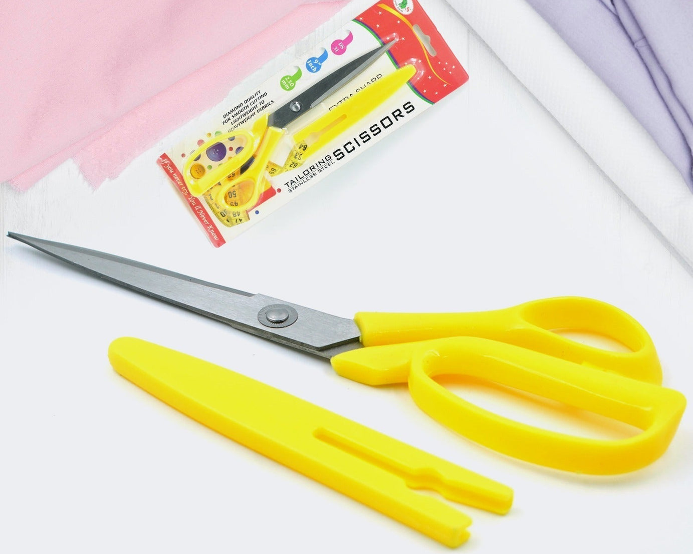 7583 Scissors for craft work paper cutter Scissor stainless steel All Purpose Ergonomic Comfort Grip Office Scissors Craft Shears Sharp Scissors (9 Inch)