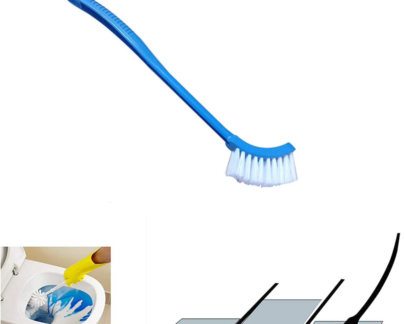 Toilet cleaning brush
