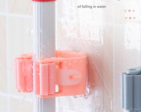 Magic Sticker Series Self Adhesive Mop and Broom Holder
