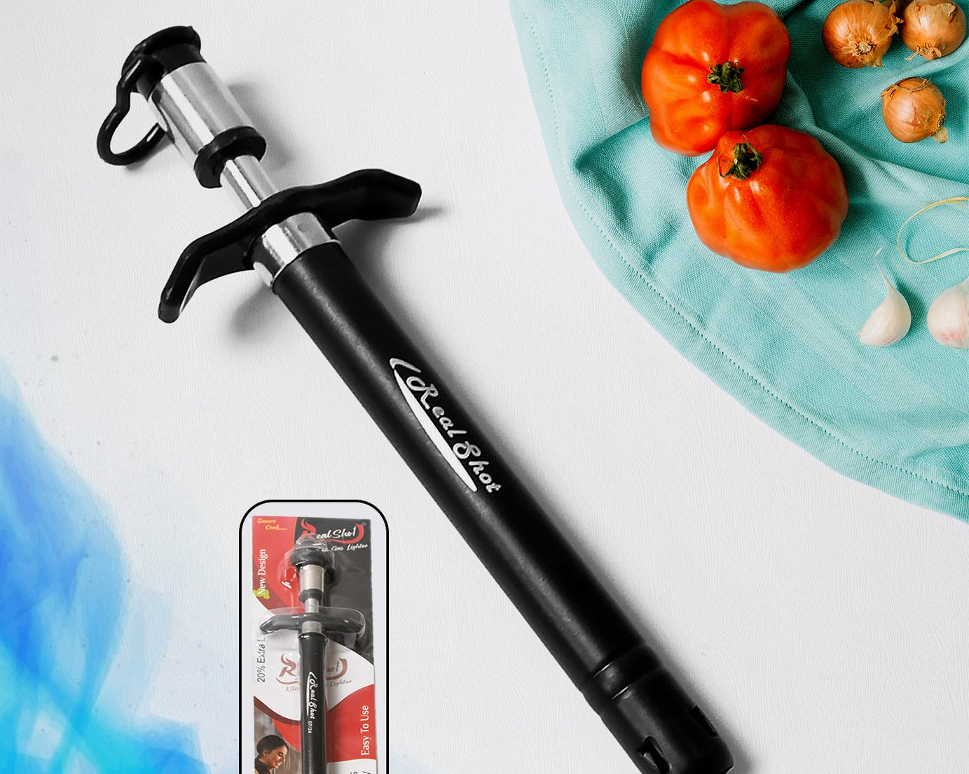 Stainless Steel Gas Lighter for Kitchen Gas Stove, Long Lasting, Unbreakable Lighters for Gas Stoves, Restaurants & Kitchen (1 Pc)