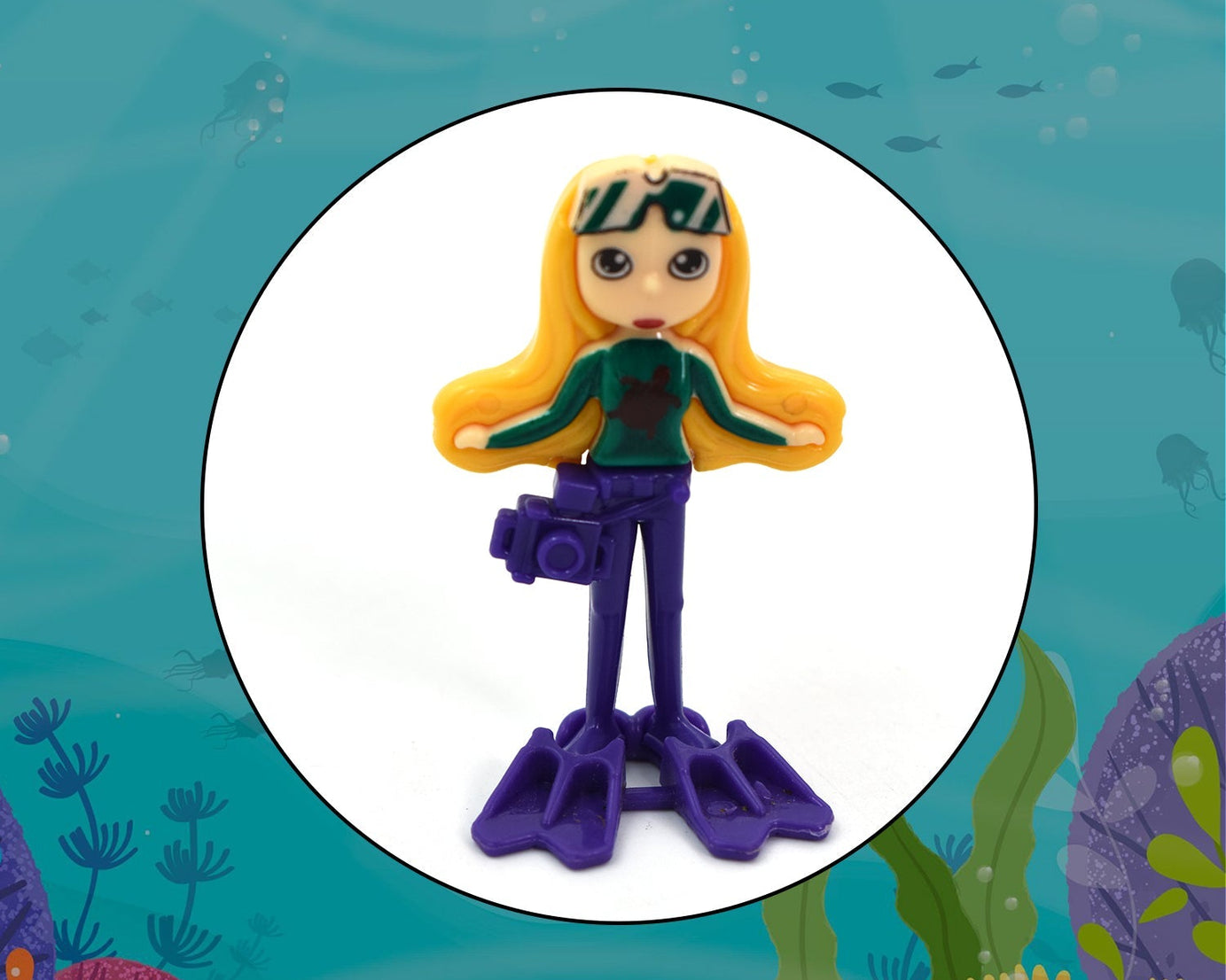 Mermaid doll toy in vibrant colors