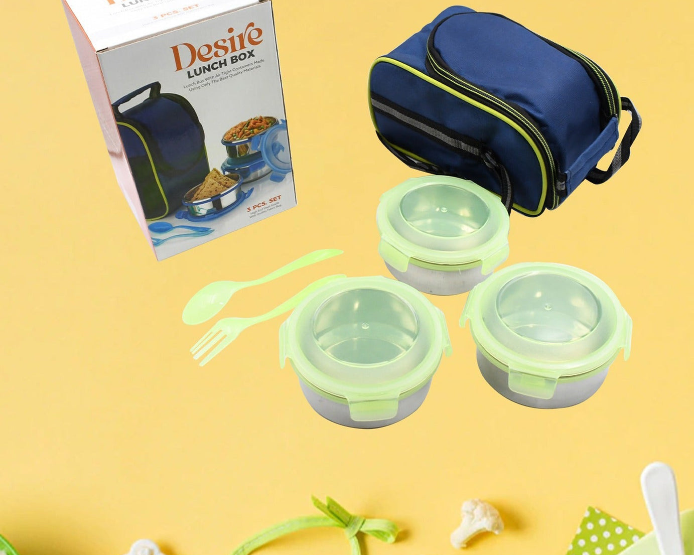 AIRTIGHT & LEAK PROOF STAINLESS STEEL CONTAINER MULTI COMPARTMENT LUNCH BOX CARRY TO ALL TYPE LUNCH IN LUNCH BOX & PREMIUM QUALITY LUNCH BOX IDEAL FOR OFFICE , SCHOOL KIDS & TRAVELLING IDEAL (3 Different Lunch Box)