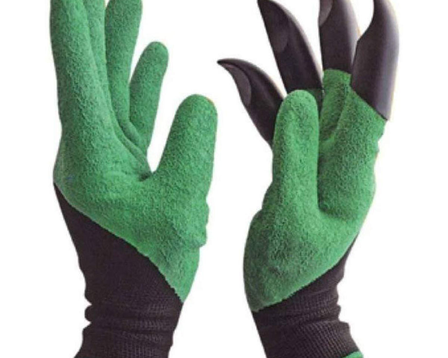 Garden gloves in a mix of vibrant colours.